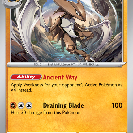 Kabutops (141/165) [Scarlet & Violet 151]
