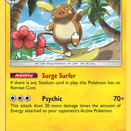 Alolan Raichu (31/111) (Theme Deck Exclusive) [Sun & Moon: Crimson Invasion]