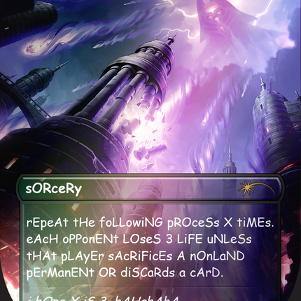tOrMEnt oF hAiLFiRe (Rainbow Foil) [Secret Lair Drop Series]