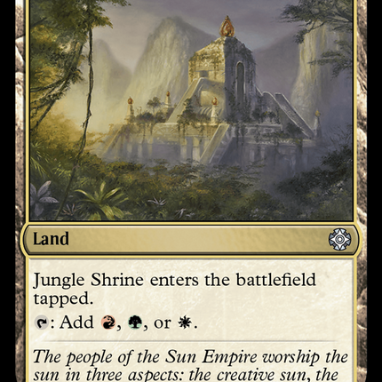 Jungle Shrine [The Lost Caverns of Ixalan Commander]