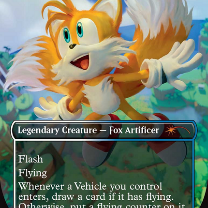 Miles "Tails" Prower (Rainbow Foil) [Secret Lair Drop Series]