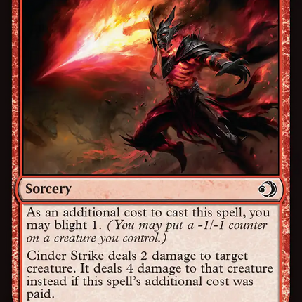 Cinder Strike [Lorwyn Eclipsed]