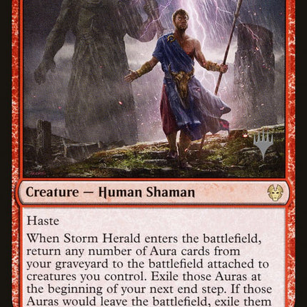 Storm Herald (Promo Pack) [Theros Beyond Death Promos]