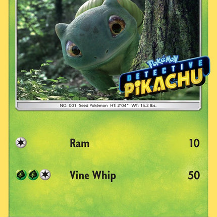 Bulbasaur (SM198) (Detective Pikachu Stamped) [Sun & Moon: Black Star Promos]