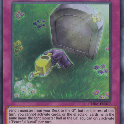 Peaceful Burial [CHIM-EN077] Super Rare