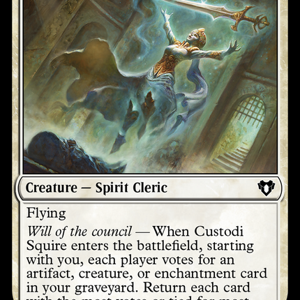Custodi Squire [Commander Masters]