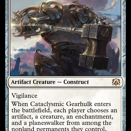Cataclysmic Gearhulk [March of the Machine Commander]
