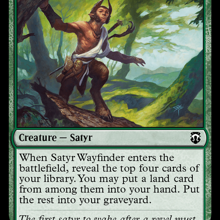Satyr Wayfinder (Ripple Foil) [Modern Horizons 3 Commander]