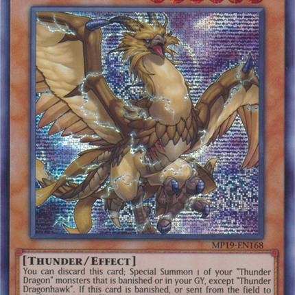 Thunder Dragonhawk [MP19-EN168] Prismatic Secret Rare