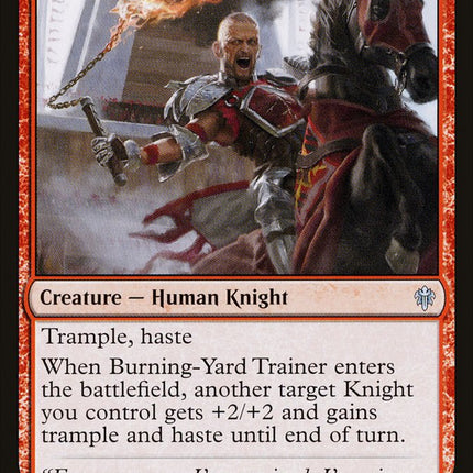 Burning-Yard Trainer [Throne of Eldraine]