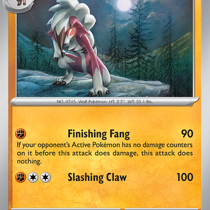 Lycanroc (117/197) [Scarlet & Violet: Obsidian Flames]