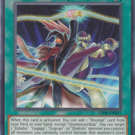 Onomatopickup [LED6-EN037] Rare