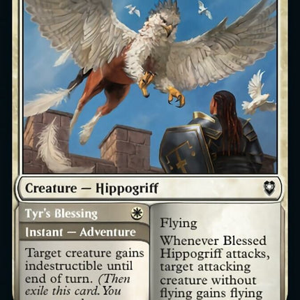 Blessed Hippogriff // Tyr's Blessing [Commander Legends: Battle for Baldur's Gate]