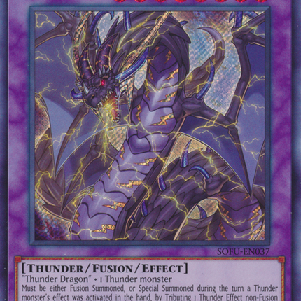 Thunder Dragon Colossus [SOFU-EN037] Secret Rare