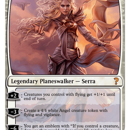 Serra the Benevolent (White Border) [Mystery Booster 2]