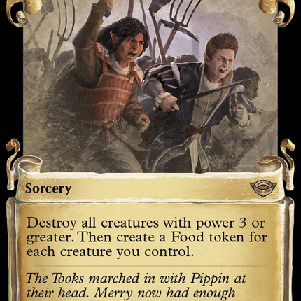 The Battle of Bywater [The Lord of the Rings: Tales of Middle-Earth Showcase Scrolls]