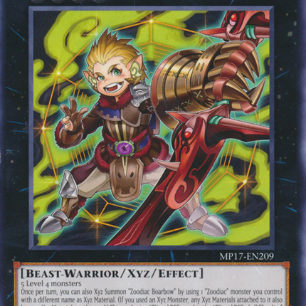 Zoodiac Boarbow [MP17-EN209] Rare