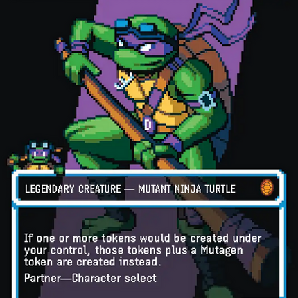 Donatello, the Brains (0085) (Borderless) (Surge Foil) [Teenage Mutant Ninja Turtles Commander]