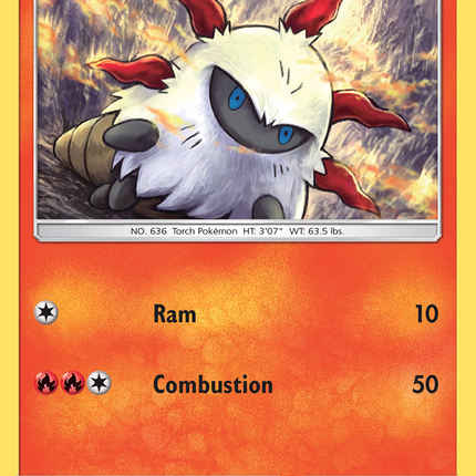 Larvesta (34/236) [Sun & Moon: Cosmic Eclipse]