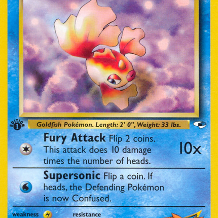 Misty's Goldeen (85/132) [Gym Heroes 1st Edition]