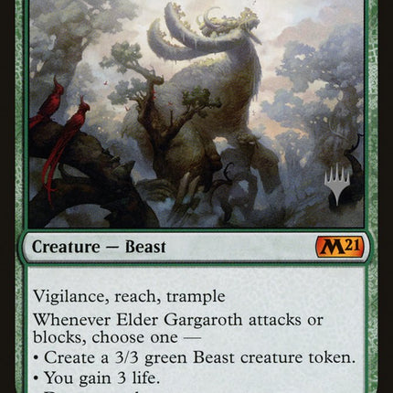 Elder Gargaroth (Promo Pack) [Core Set 2021 Promos]