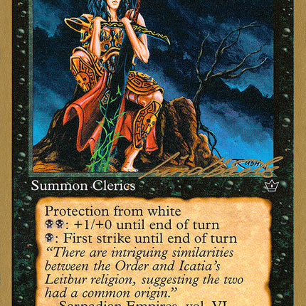 Order of the Ebon Hand (Rush) (Leon Lindback) [Pro Tour Collector Set]