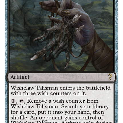 Wishclaw Talisman (White Border) [Mystery Booster 2]