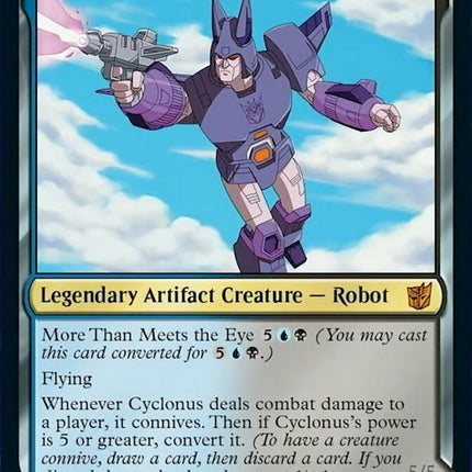 Cyclonus, the Saboteur // Cyclonus, Cybertronian Fighter [Transformers]