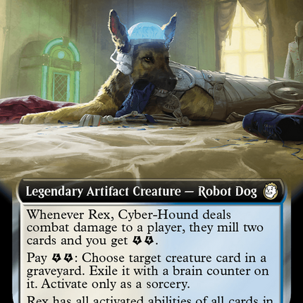 Rex, Cyber-Hound (Extended Art) (Surge Foil) [Fallout]