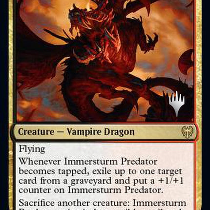 Immersturm Predator (Promo Pack) [Kaldheim Promos]