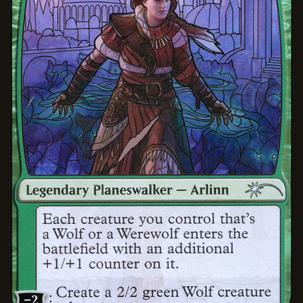 Arlinn, Voice of the Pack (Stained Glass) [Secret Lair Drop Promos]