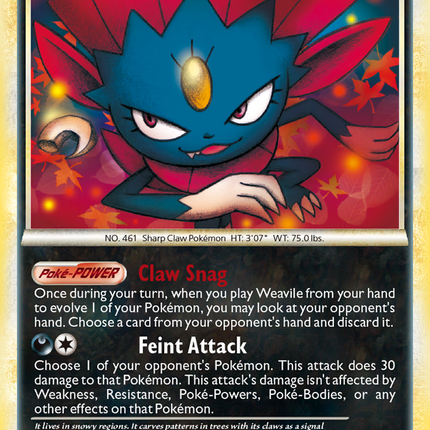 Weavile (25/90) [HeartGold & SoulSilver: Undaunted]