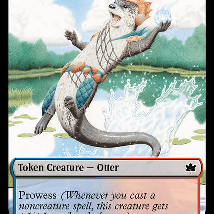 Otter // Copy Double-Sided Token [Bloomburrow Tokens]