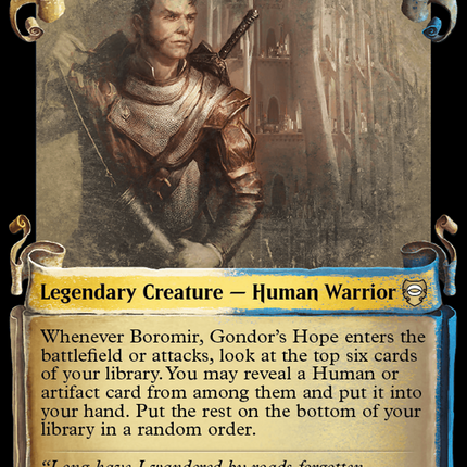 Boromir, Gondor's Hope [The Lord of the Rings: Tales of Middle-Earth Commander Showcase Scrolls]