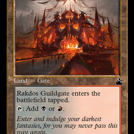 Rakdos Guildgate (Retro Frame) [Ravnica Remastered]