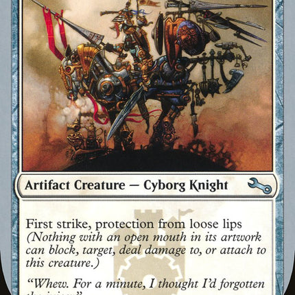 Knight of the Kitchen Sink ("protection from loose lips") [Unstable]