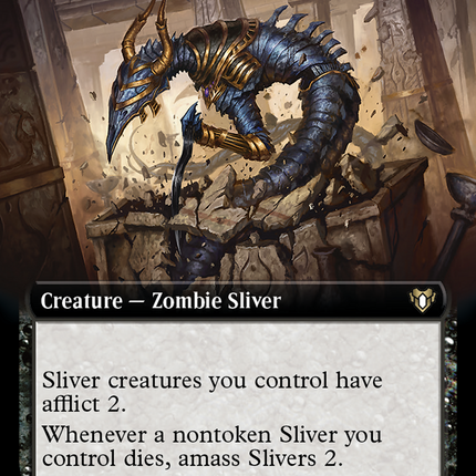 Lazotep Sliver (Extended Art) [Commander Masters]