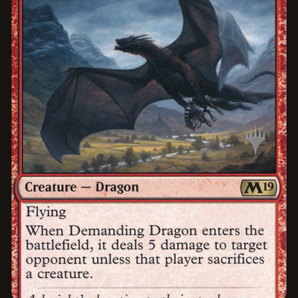 Demanding Dragon (Promo Pack) [Core Set 2019 Promos]
