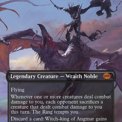 Witch-king of Angmar (Borderless Alternate Art) [The Lord of the Rings: Tales of Middle-Earth]