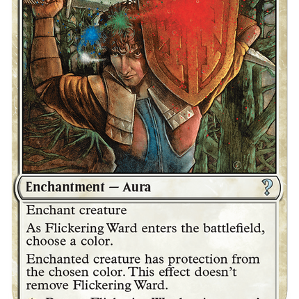 Flickering Ward (White Border) [Mystery Booster 2]