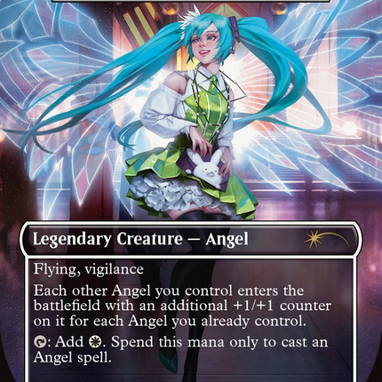 Miku, Font of Pop - Giada, Font of Hope (Rainbow Foil) [Secret Lair Drop Series]