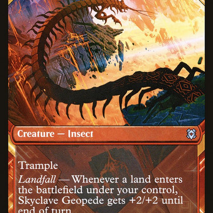 Skyclave Geopede (Showcase) [Zendikar Rising]