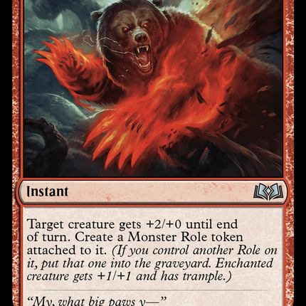 Monstrous Rage [Wilds of Eldraine]