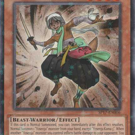 Yosenju Kama 3 [SP17-EN006] Starfoil Rare