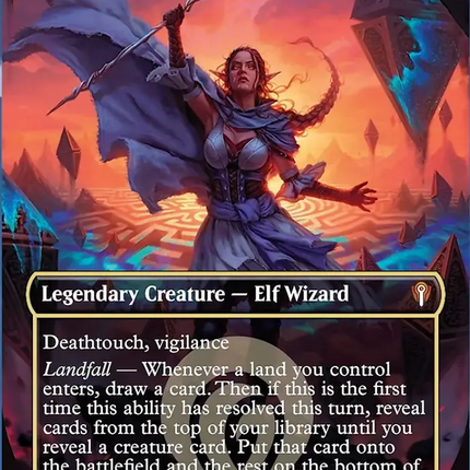 Nissa, Leyline Tamer (Borderless) [Reality Fracture Commander]