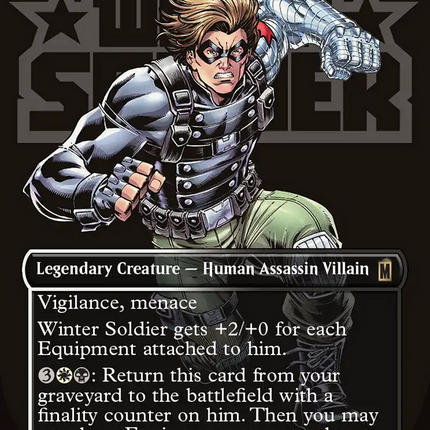 Winter Soldier, Icy Assassin (Borderless) [Marvel Super Heroes]