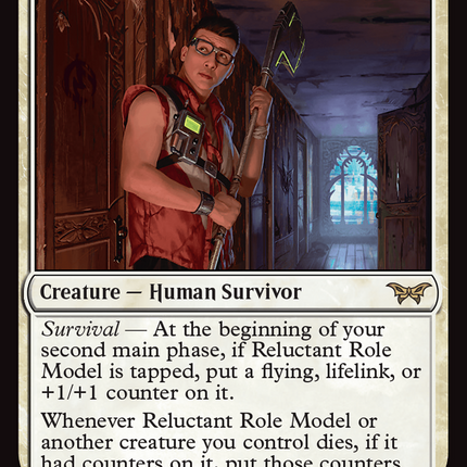 Reluctant Role Model (0026) [Duskmourn: House of Horror]