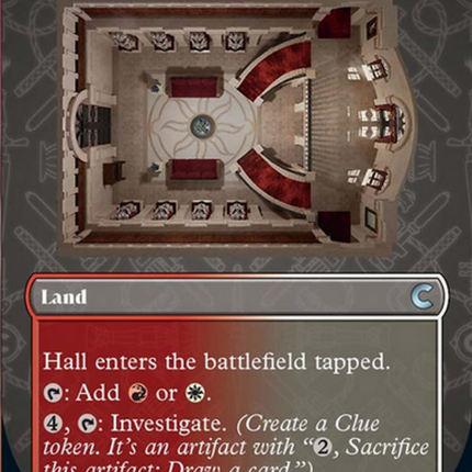 Hall (Borderless) [Ravnica: Clue Edition]
