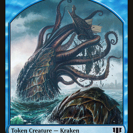 Kraken // Zombie (011/036) Double-Sided Token [Commander 2014 Tokens]