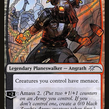 Angrath, Captain of Chaos (Stained Glass) [Secret Lair Drop Promos]